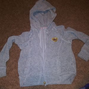 Gray Juicy zip up sweater